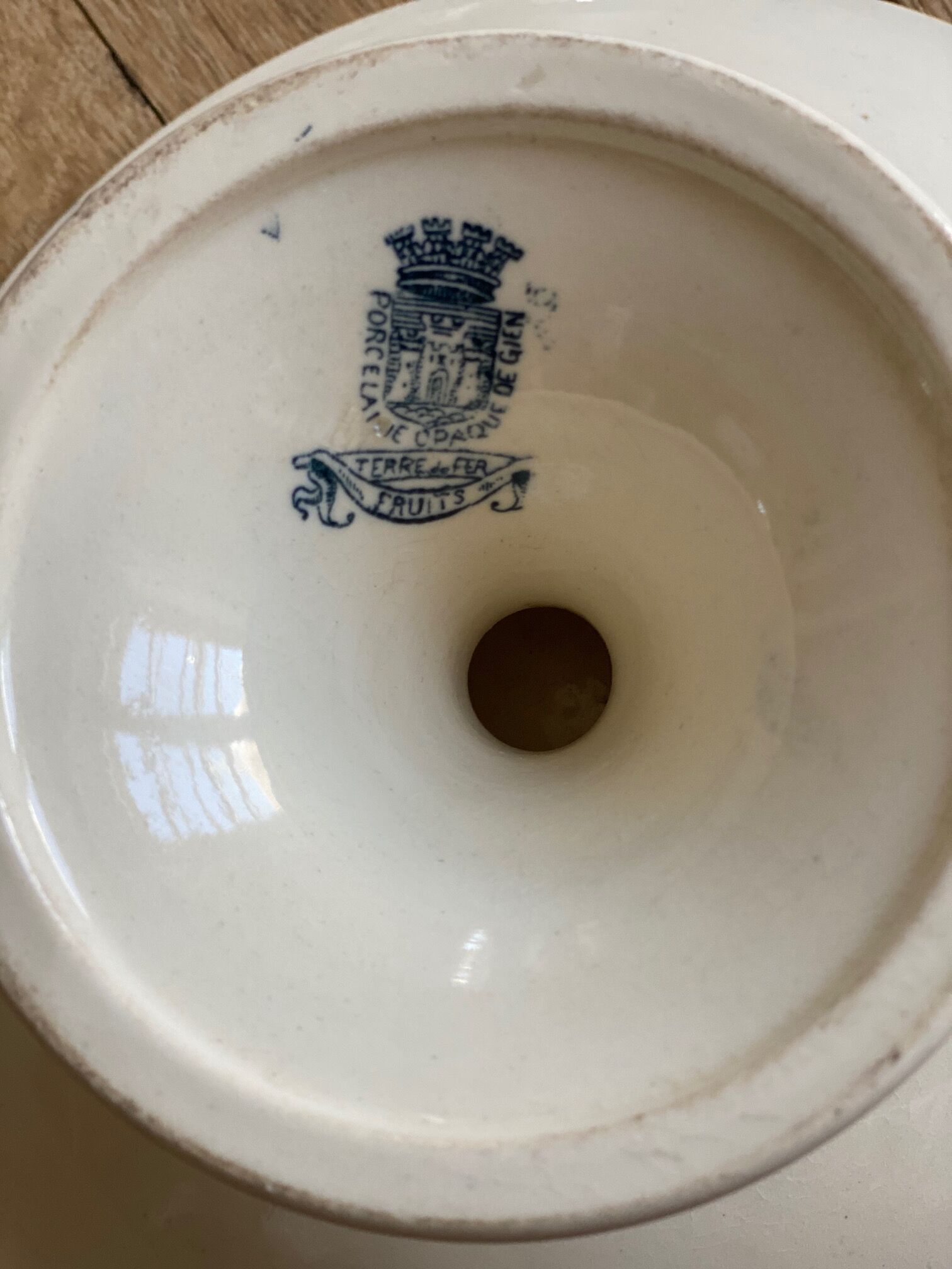 Compotier Terre de fer