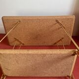 Golden and brown desserte