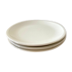 3 assiettes plates beiges Bauscher Weiden
