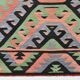 Tapis kilim graphique pastel – Un bijou artisanal pour une déco audacieuse