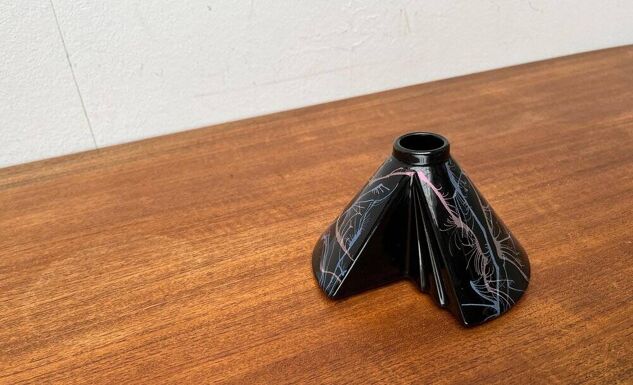 Postmodern West German pottery vase by Steuler, 1980s.