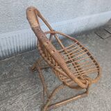 Wicker armchair