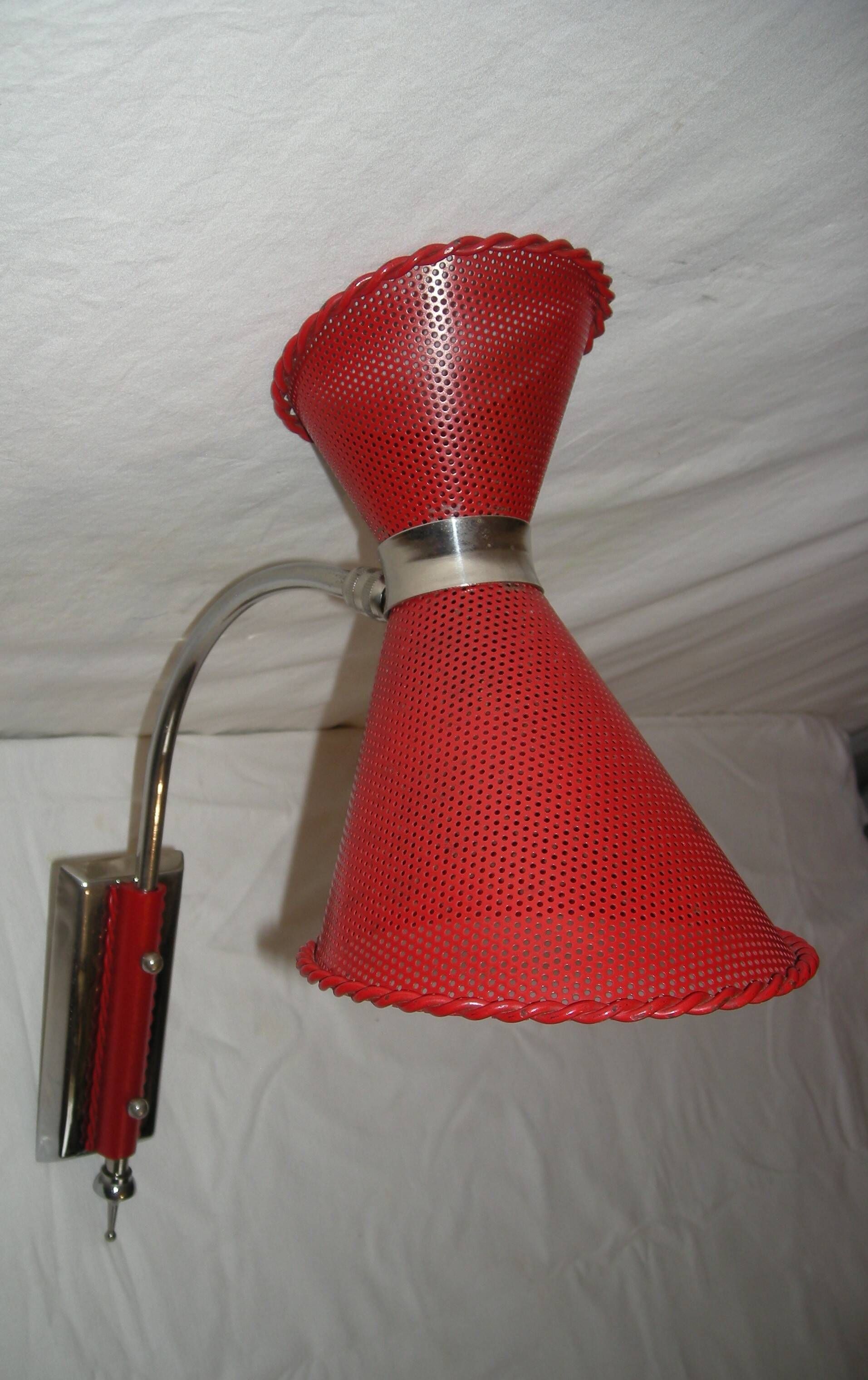 Diabolo wall light from the 50s