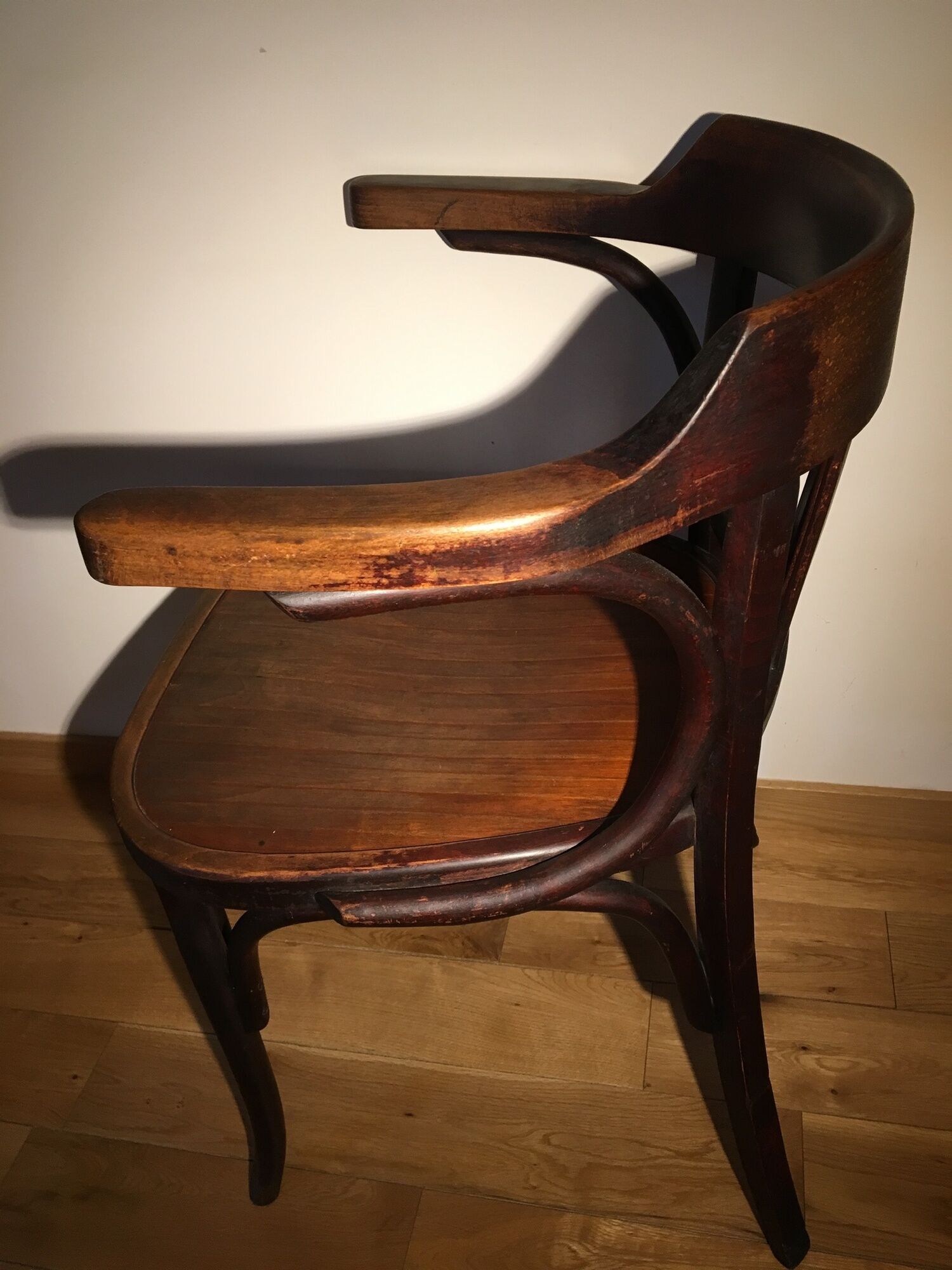 Armchair of workshop stamped Walter Baumann n * 22 - 1930