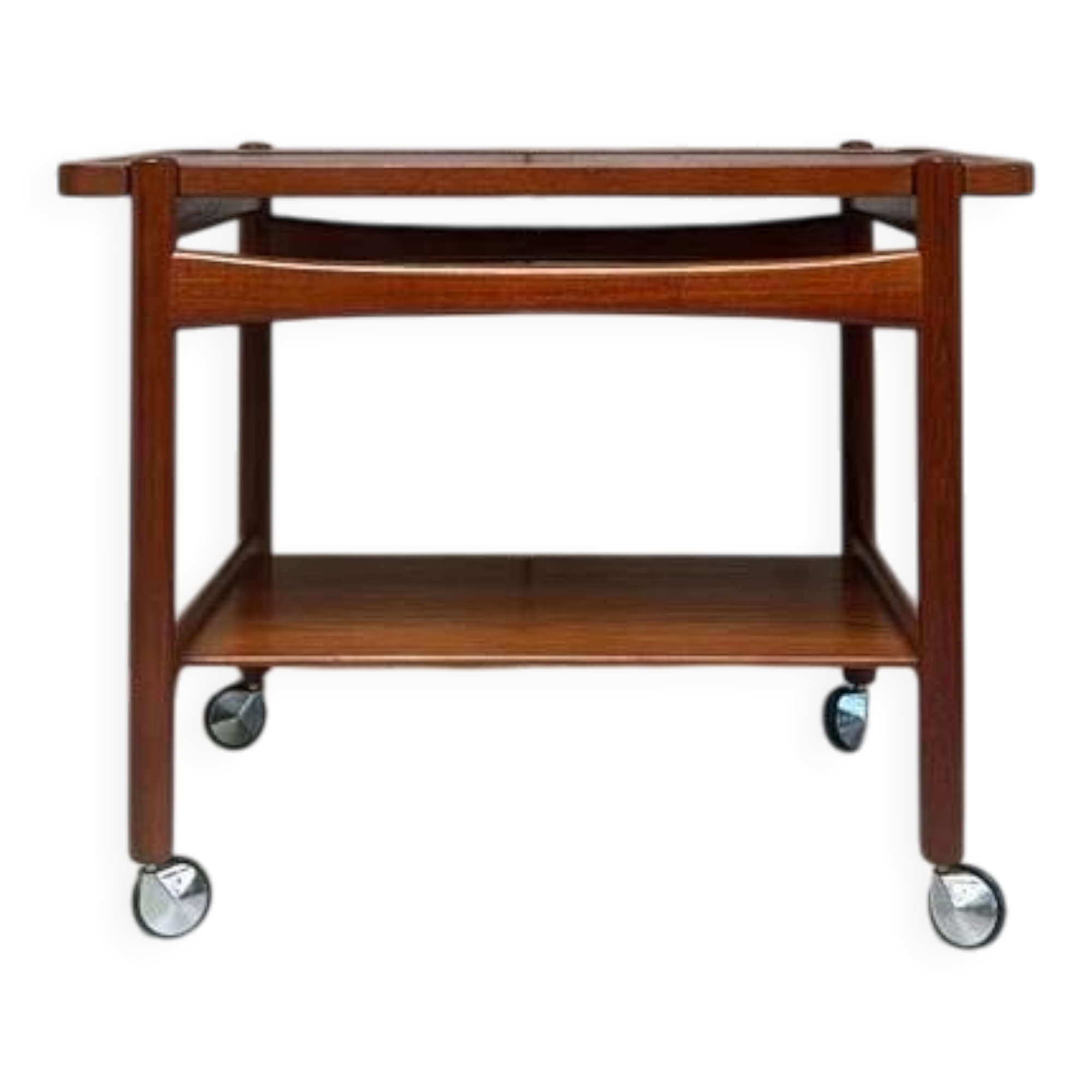 Vintage Danish trolley / serving cart designed by Hans J. Wegner