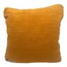 Square orange graphic cushion