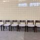 Ensemble de six chaises de salle à manger modèle 401 par Jørgen Henrik Møller pour JL Møllers.