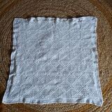 Handmade crochet antique pillowcase