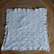 Handmade crochet antique pillowcase