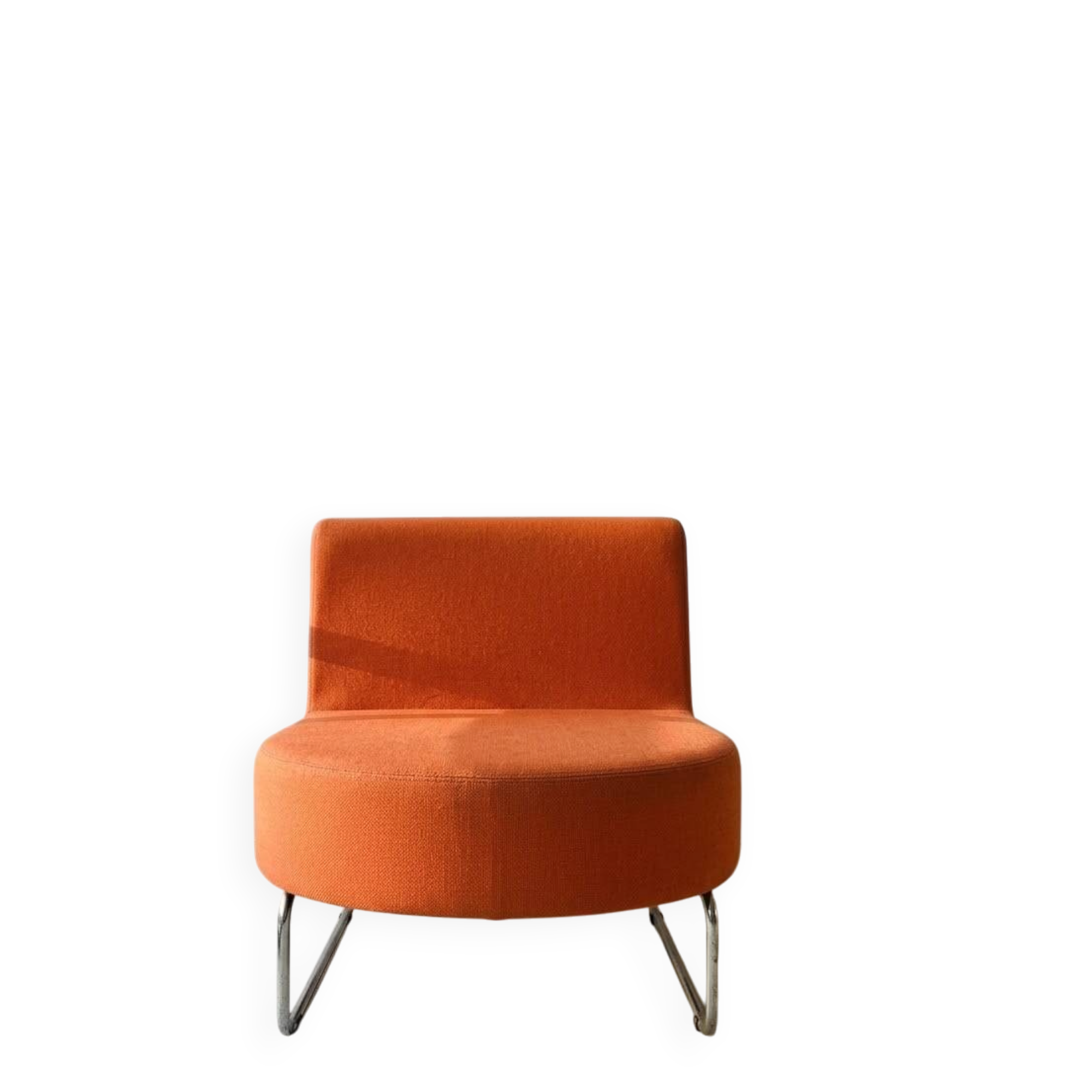 Retro orange armchair