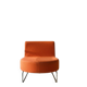 Retro orange armchair