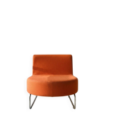 Fauteuil rétro orange