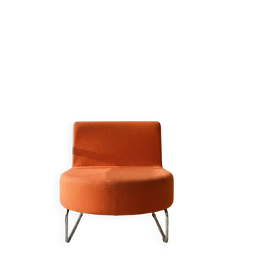 Retro orange armchair