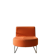 Retro orange armchair