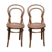 Paire de chaises bistro