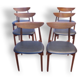 Pair of Scandinavian harry Østergaard for Randers furniture chairs