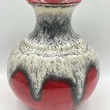 Vase Vintage West Germany Fat Lava