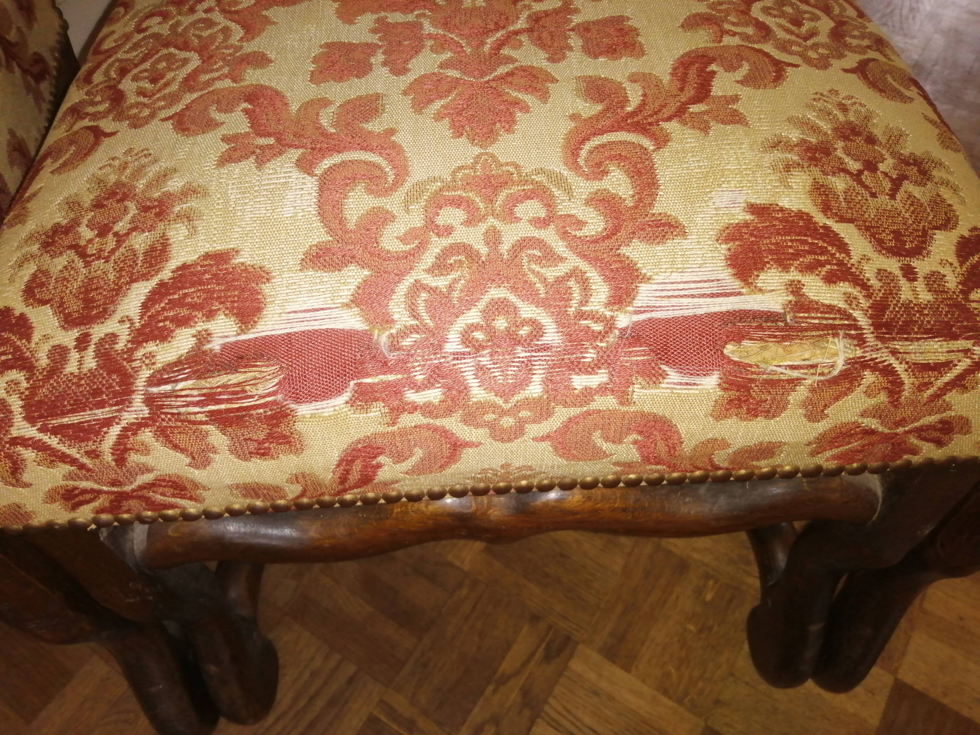 6 Louis XIII chairs or called sheepbone