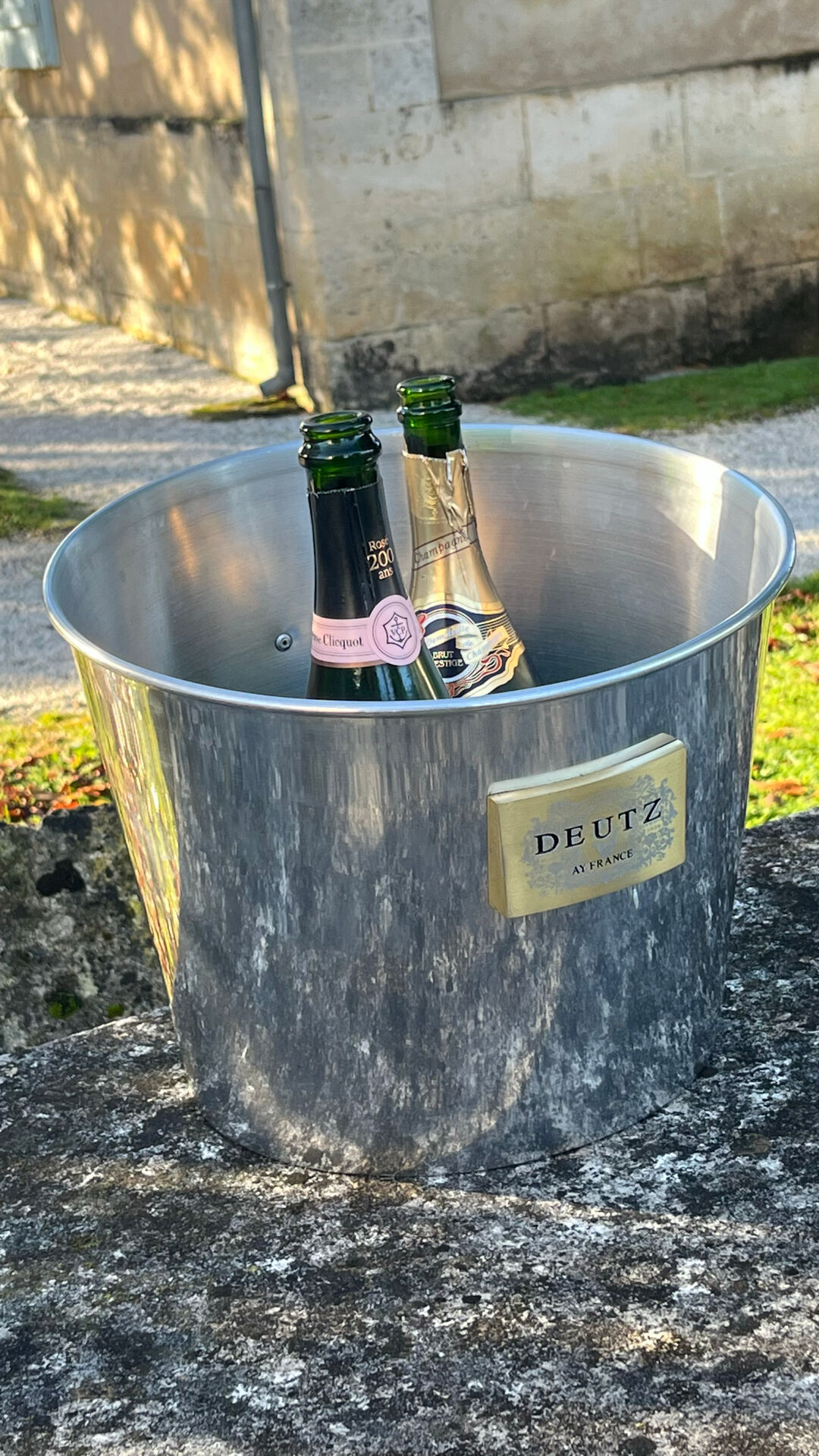Seau à glace vintage français Deutz.