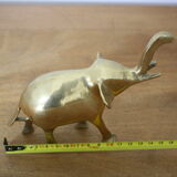 Vintage brass elephant