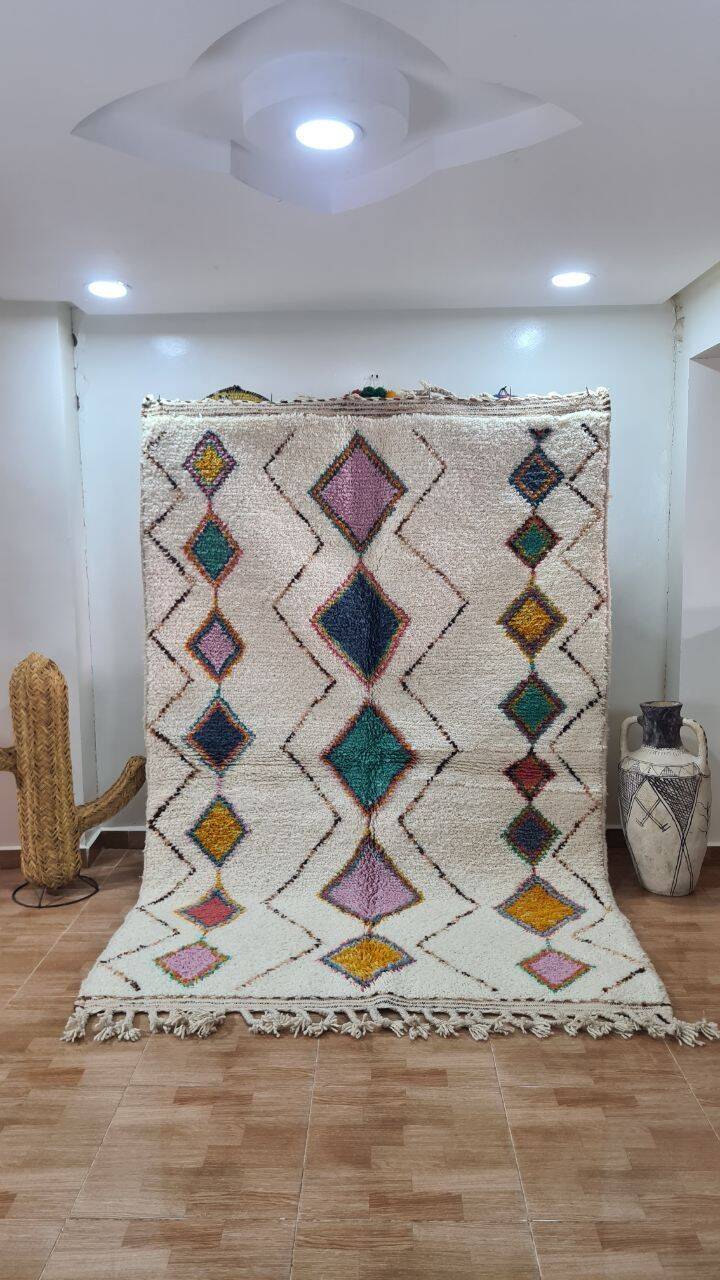 Handmade Beni Ouarain rug 250x150 cm