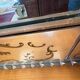Large antique engraved and gilded wall mirror – Venetian style