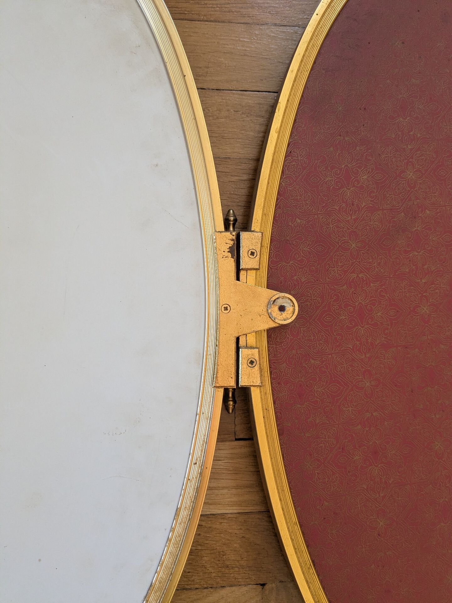 Louis XV style triptych mirror