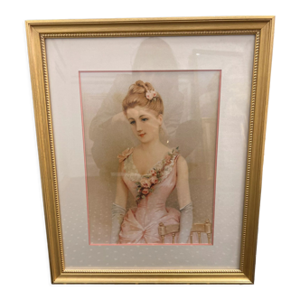 Gravure encadrée