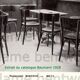 Lot 7 chairs Baumann No.129 30s