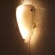 Vintage metal and perspex 1950 wall lamp