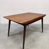 Dutch vintage design dining set table chairs Louis van Teeffelen Webe