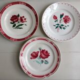 Six mismatched plates iron earth