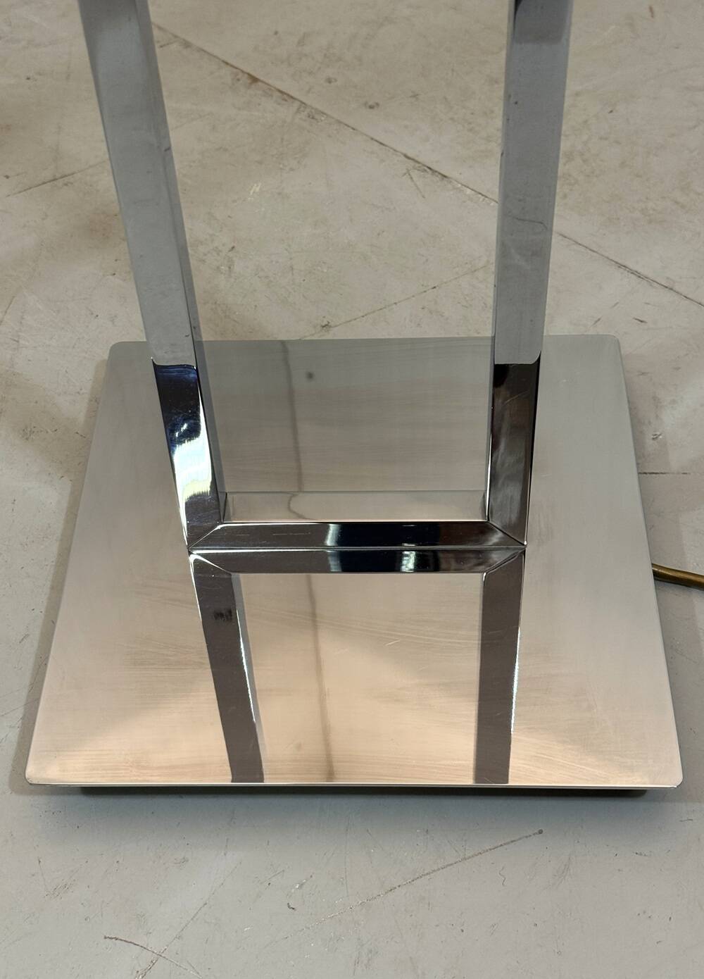 Arte Lumen floor lamps chrome & brass 1970’s, set of 2