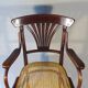 Thonet Armchair No. 221 with bronze decoration, circa 1900 - new caning -