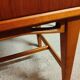 Vintage Scandinavian teak sideboard with writing surface, 1960s.