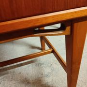 Vintage Scandinavian teak sideboard with writing surface, 1960s.