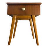 Mini bedside table/side table/small vintage wooden chest of drawers