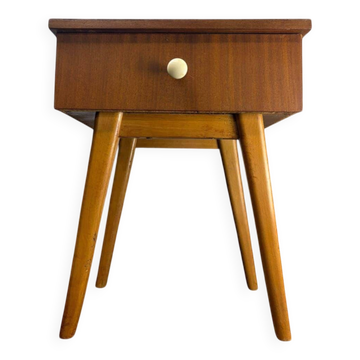 Mini bedside table/side table/small vintage wooden chest of drawers