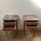 Louis XV-style bedside pair