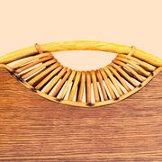 Janine Abraham Rattan Tripod Coffee Table