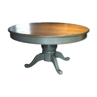 Dining table foot pedestal table