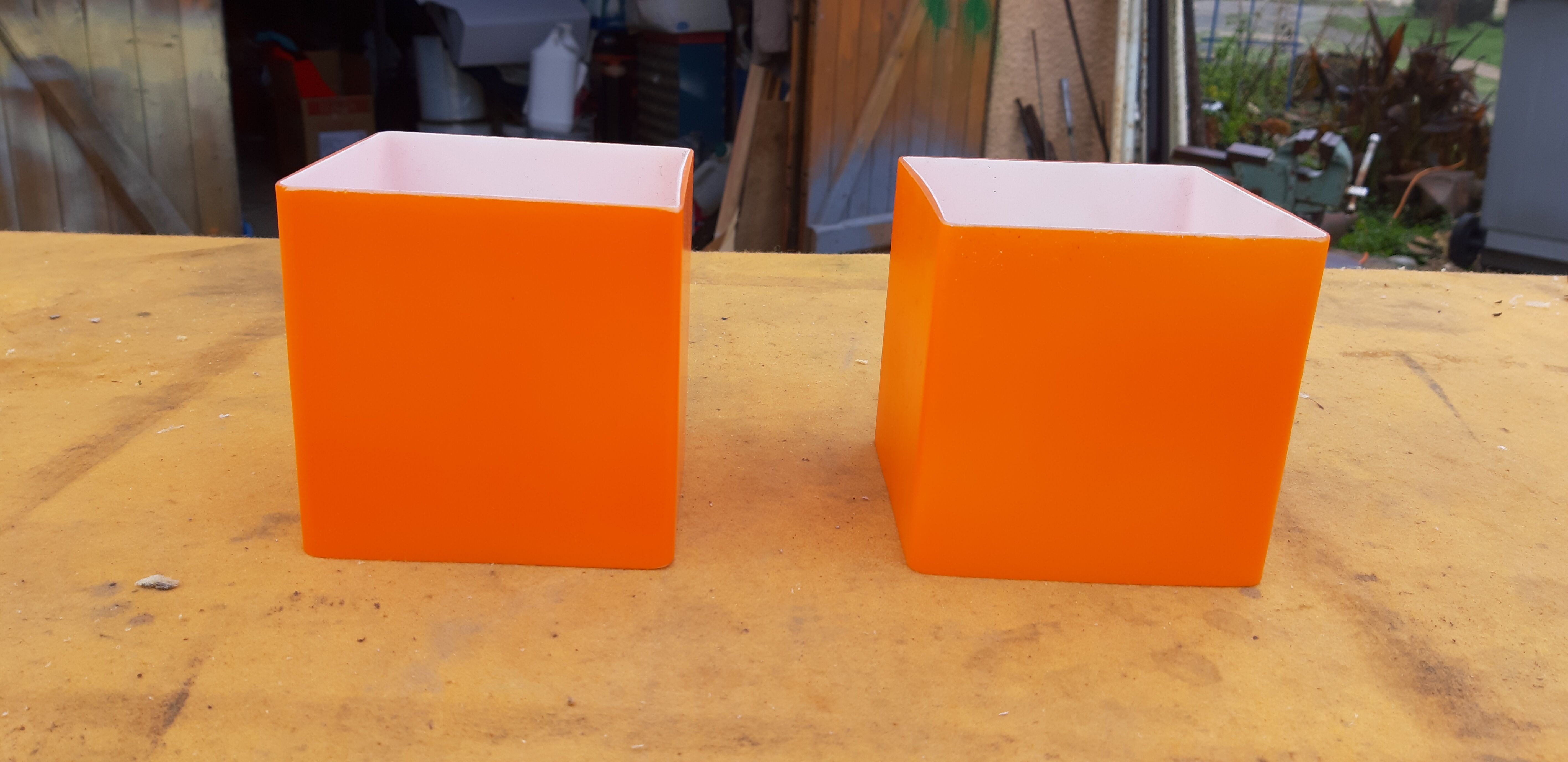 Pair of vintage wall lamps from the 70s