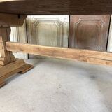 Raw bleached wood table