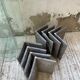 Roche Bobois stone and glass sculpture shelf 1970s