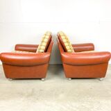 Set of 2 retro armchairs