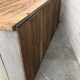 Old workshop furniture patinated