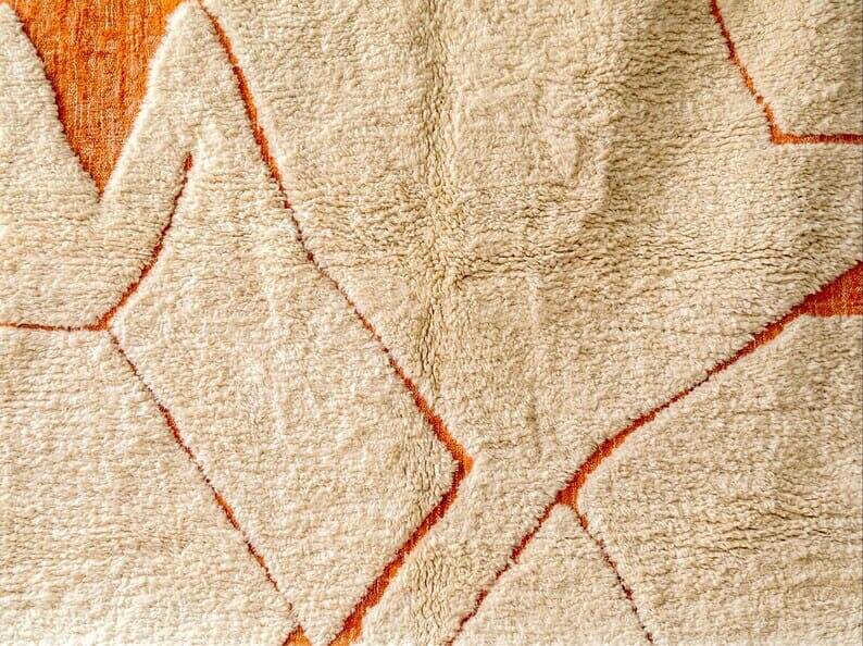 Handmade traditional Boujaad rug, size 200/300 cm.