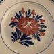 7 old Gien opaque porcelain dessert plates