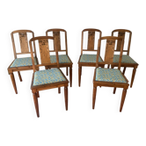 6 Art Deco chairs