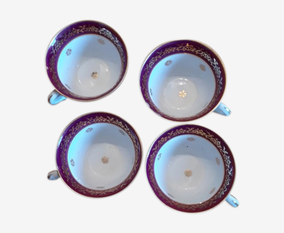 Tasses en porcelaine de Limoges